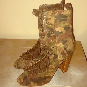 Above Ankle Bootie Heels